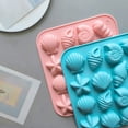 thumbnail image 6 of Silicone Chocolate Candy Molds Shell Starfishes Shape For Baking Decorations, 6 of 11