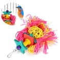 thumbnail image 4 of Cage Shredder Toy, Non-  Shredder Toy Foraging Hanging Toy Colorful Natural  For Training For Small Birds, 4 of 8