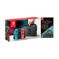 thumbnail image 1 of Nintendo Switch Red/Blue Joy-Con Console Bundle with Planescape: Torment Enhanced Edition/Icewind Dale Enhanced Edition Bundle NS Game Disc - 2019 New Game!, 1 of 5