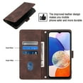 thumbnail image 7 of Mantto Flip Wallet Case for Samsung Galaxy S23 FE,with ID Credit Card Slots & Cash Pocket,Durable PU Leather Magnetic Clasp Folio Kickstand Shockproof Wrist Strap Phone Case for Women Men,Brown, 7 of 7
