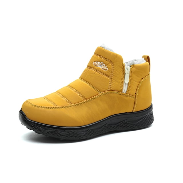 tumgatte Chaussures de Mode Décontractées pour Femmes Imprimé Chaud Fermeture Éclair Bottes de Neige jusqu'à 45 % de Réduction