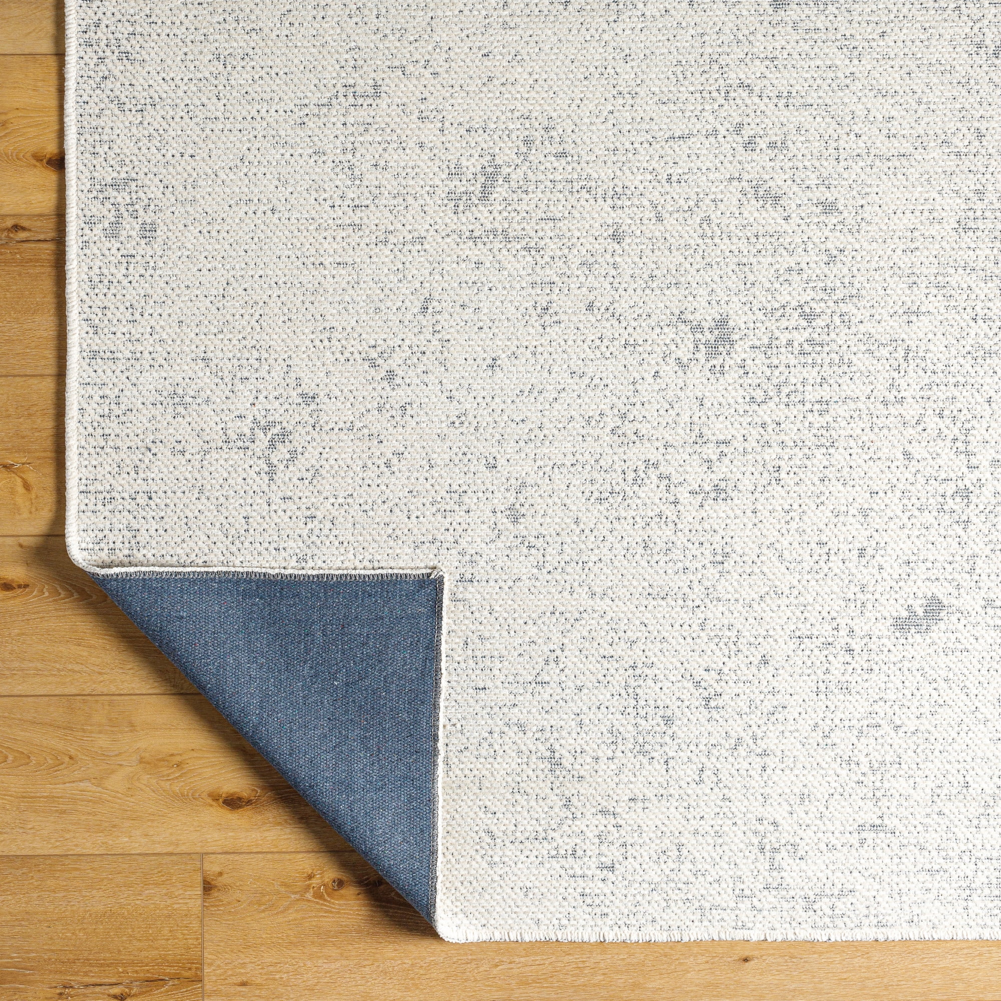 Livabliss Quebec Solid Print Machine Washable Indoor Area Rug, Light Grey ,9'2" x 12'