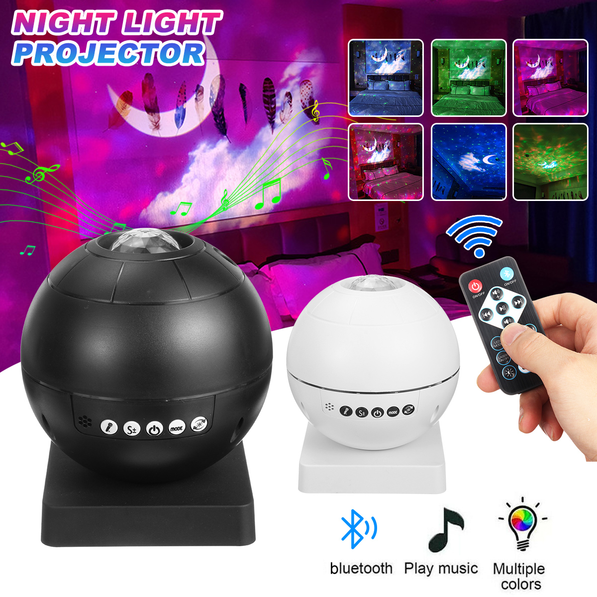 Galaxy Night Light Projector 