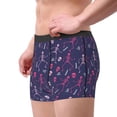 thumbnail image 2 of Pofeuu Dance Skull Star Print Men’s Boxer Briefs, Moisture-Wicking Underwear, Regular,Trunk-Small, 2 of 5