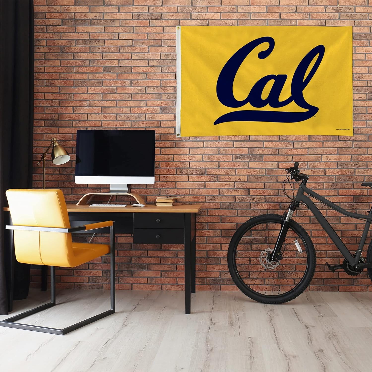 California UC Berkeley Golden Bears Indoor Outdoor 3 x 5 Banner Flag with grommets for hanging