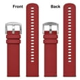 thumbnail image 5 of Silicone Watch Band 19mm Quick Release Rubber Watch Straps for Men Women,Silver Stainless Steel Buckle, 5 of 8