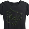 thumbnail image 3 of Pokémon - Gengar Big Face - Women's Short Sleeve Graphic T-Shirt, 3 of 5