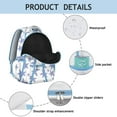 thumbnail image 4 of Lightweight Travel Backpack with Tropical Summer and Ocean Life Themes, Ideal for Daily Use, 4 of 6