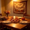 thumbnail image 2 of Fall Candle Rings Fall Decorations for Home Thanksgiving Decorations Artificial Sunflower Maple Leaf Candle Wreath for Table Centerpiece by MPOISVA, 2 of 7
