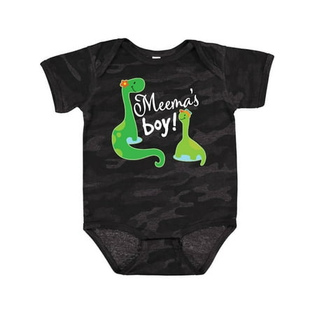 

Inktastic Meema Boy Grandson Gift Dinosaur Gift Baby Boy Bodysuit