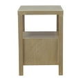 thumbnail image 5 of Westwood Tan Modern Solid Wood 2-Drawer Nightstand with Shelf by East at Main 18"Wx15"Dx22"H, 5 of 5