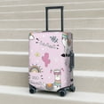 thumbnail image 3 of Wukai No Drama Llama Elastic Luggage Cover: Personalized Protection for Your Suitcase - Fits 19~29-inch, Washable & Durable Travel Companion-Small, 3 of 8