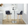 thumbnail image 2 of Toriano 30" Fixed-Height Bar Stool, Bar Chairs, Swivel Bar Stools, Bar Stools Set of 2, 2 of 6