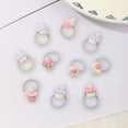 thumbnail image 3 of 20 Pcs/10 Pcs Girl Hair Tie Cute Cartoon Portable Panda Shape Toddlers Girls Bow Headband Hair Accessories, 3 of 8
