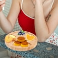 thumbnail image 3 of Bandejas Catering Postre Plato para servir Plato de madera dividido Fruta Rectángulo Decorar, 3 of 6
