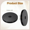 thumbnail image 2 of 1Pack Plato giratorio Lazy Susan de acrílico, Organizador giratorio Lazy Susan de 5", Bandeja rotativa de bolas de acrílico para decoración de estantes de especias en la despensa, Negro, 2 of 6