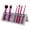 Pink, variant on Moda Brush Total Face Purple 7pc Travel Sized Makeup Brush Flip Kit