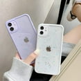 thumbnail image 4 of Compatible with iPhone 11 Pro Max Case, Clear Candy Color Shiny Glitter Sparkly Shockproof Soft Silicone Women Girls Cases Compatible with iPhone 11 Pro Max-White, 4 of 7