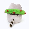 thumbnail image 2 of Gund Pusheen Holiday Plush with Wreath, 2 of 3