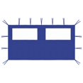 thumbnail image 1 of vidaXL Gazebo Sidewall with Windows 4x2 m Blue, 1 of 3