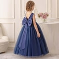 thumbnail image 3 of Formal Dress for Girls Blue Dress for Girls Baby Girl Tulle Dress Prom Dresses Carnival Dresses for Girls 8-9 Years, 3 of 5