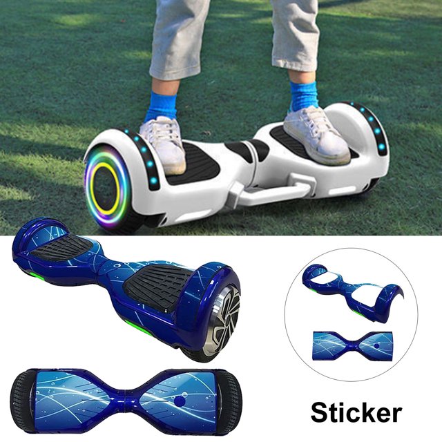 Musbetu 6.5 Inches Hoverboard Scooter Sticker Waterproof Strong Stickiness DIY Durable Self Balancing Scooter Decal Hoverboard Decoration