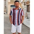 thumbnail image 2 of COOFANDY Casual Shirt for Men Button Down Shirts Short Sleeve No Tuck Shirts for Office Casual Wear, 2 of 6