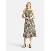 Women's and Womens Plus Sleeveless Midi Dress, Sizes XS-4X