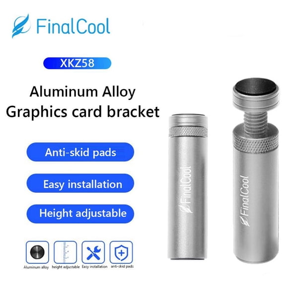 Soporte para tarjeta gráfica telescópico magnético FinalCool XKZ58 Jack (Plata)