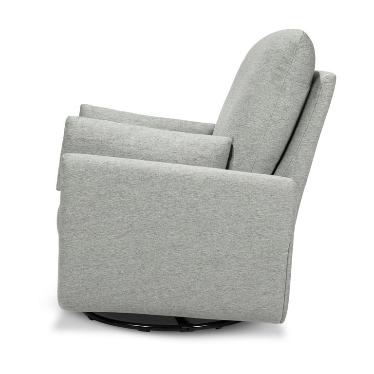 Davinci gabby pillowback swivel glider in misty grey sale
