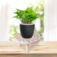 thumbnail image 3 of Wooden Plant Table, Round Stool, Plant Stand, Flower Pot, Potted, 3 of 4