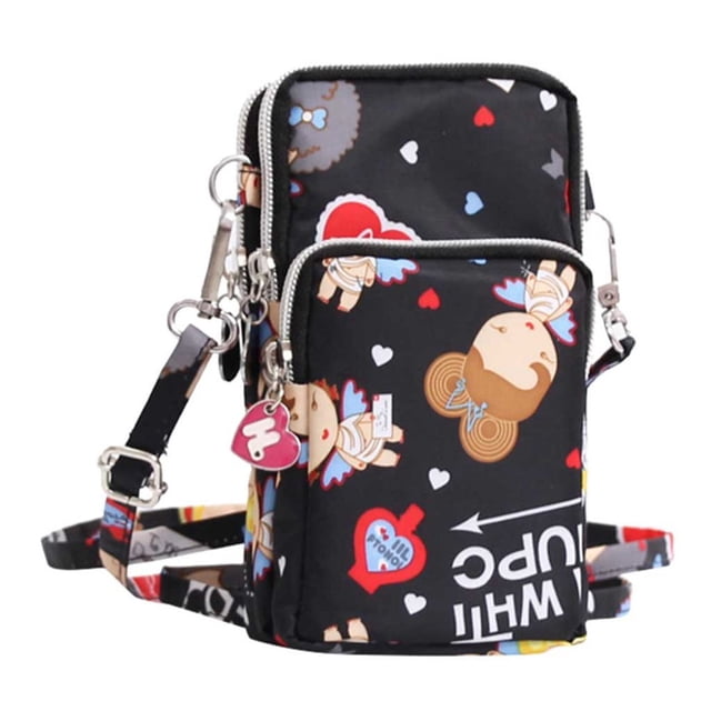 EIGTHTAIL Neutral Nylon Students Outdoor Sports Arm Bag Phone Bag Shoulder Bag