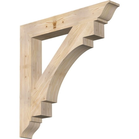 

Ekena Millwork 5 1/2 W x 40 D x 40 H Merced Traditional Smooth Bracket Douglas Fir