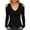 Black, variant on Womens Lace Bodysuit Women's Cold Shoulder Shirts - V-Neck Ribbed Slim Fits Tops - Stretchy Comfy Long Sleeve Daily Layering Base Top