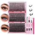 thumbnail image 1 of Extensiones de pestañas Focipeysa Wispy Lash Clusters 360 unidades 9-16 mm, 1 of 9