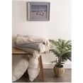 thumbnail image 2 of Contemporary Home Living 60" French Blue and White Rectangular Diamond Patterned Cotton Throw, 2 of 2
