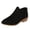 Black, variant on Women's Ankle Booties V Cut Short Boots Fashion Casual Back Zipper Western Boots Comfortable Low Heel Work Walking Booties for Spring Fall AG 6