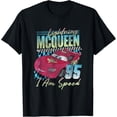 thumbnail image 1 of Disney Pixar Cars Lightning Mcqueen Retro I Am Speed T-Shirt All Size S-5XL, 1 of 4