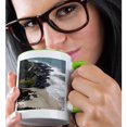 thumbnail image 2 of 3drose, Coastline, Cape Perpetua Area, Oregon, Usa - Us38 Jwi0547 - Jamie and Judy Wild, 11oz Two-tone Green Mug, 2 of 6