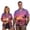 A-Hawaiian Sunset, variant on Uorisanigo Hawaiian Flower Couple Matching Outfit Short Sleeve Shirt for Men Casual Summer Shirts and Women's Button Down Shirt Size 2XS Collared Hawaiian Blouse Tops