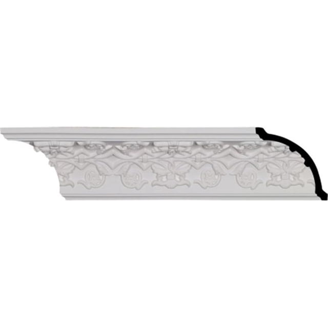 Ekena Millwork MLD03X03X05RO Rose Crown Moulding