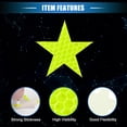 thumbnail image 4 of 10 Pcs Reflective Stickers, 1.97"x1.89" Star Shape Safety Tape Reflector Universal for Cars Trucks Trailers Waterproof PET Fluorescent Yellow, 4 of 7