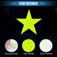 thumbnail image 4 of 10 Piezas de Calcomanías Reflectantes, Cinta Reflectora en Forma de Estrella de 1.97"x1.89" Universal para Autos, Camiones, Remolques, Impermeable, PET, Amarillo Fluorescente, 4 of 7