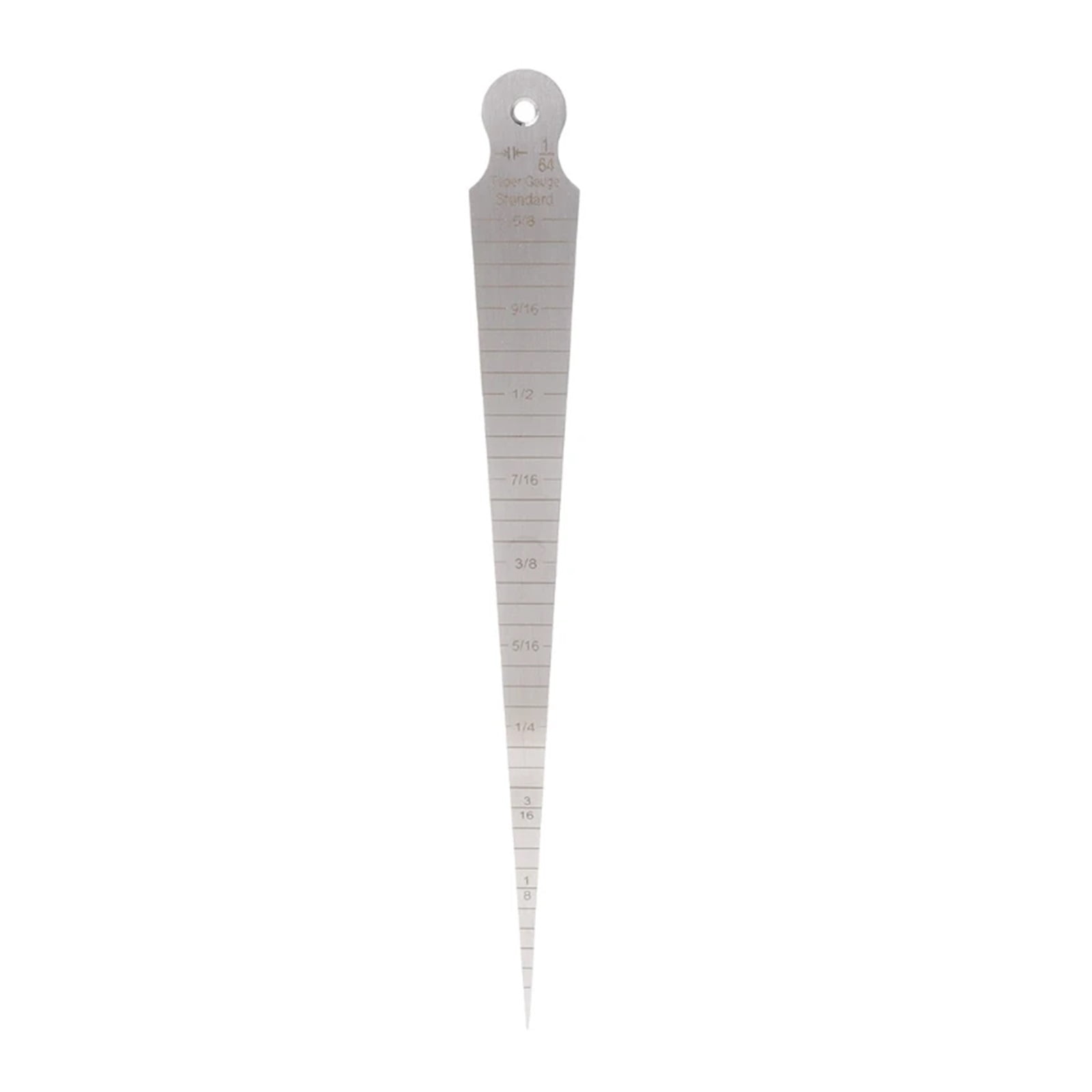 1-15mm Stainless Steel Taper Gauge Feeler Gap Hole Measuring Tool Double Side Wedge Feeler Hole Gap Taper Aperture Scale ,Corrosion-Resistant