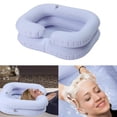 thumbnail image 1 of Portable Inflatable Sink Pvc Shampoo Wash Basin Bathroom Sinks Foldable Hair Washing Elderly Basin, 1 of 5