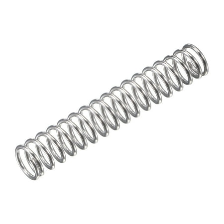 

8mmx1mmx50mm 304 Stainless Steel Compression Spring 31.4N Load Capacity 5pcs