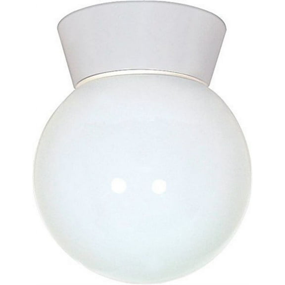 Nuvo 77-532 - OUTDOOR WHITE 6" WHT BALL FIXT