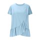 thumbnail image 4 of Eres Más Que una Camisa de Puntuación de Prueba Sexy de Manga Corta Lentejuelas Suelta Camisa de Blusa con Cuello en V, Poliéster, 4 of 9