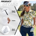 thumbnail image 6 of Binienty Yellow Lemon Matching Couple Golf Shirts Versatile Shirts Couples Matching Outfits Comfortable Dry-Fit Quarter Zip Pullover for Golf Running Sports, 6 of 7