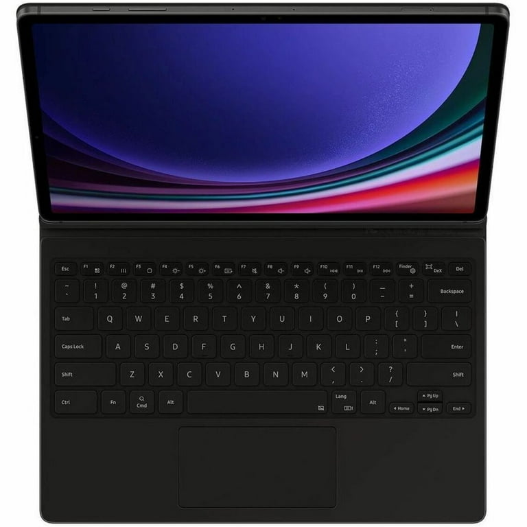 Galaxy Tab s9+　Book Cover Keyboard Samsung Galaxy Tab S9+ Book Cover Keyboard/Case - Black: Tablet